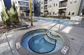 Hot tub and pool